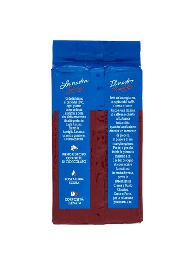 Lavazza Premium Italian Espresso Crema e Gusto Ricco Ground Coffee 250G - Image 2